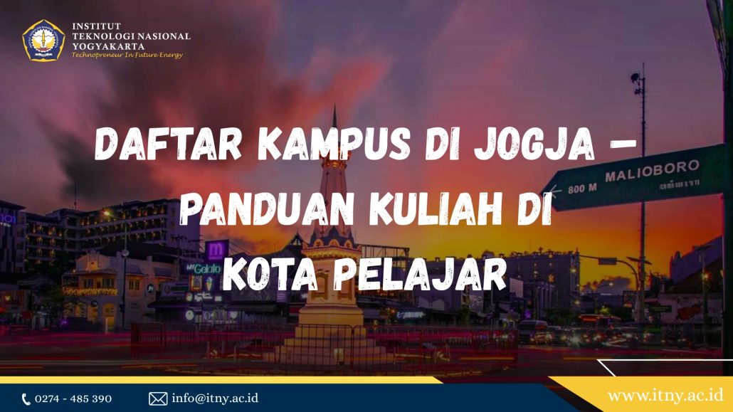 Daftar Kampus di Jogja Kampus Jogja Kampus di Jogja Jogja Kampus swasta di Jogja Kampus negeri di Jogja